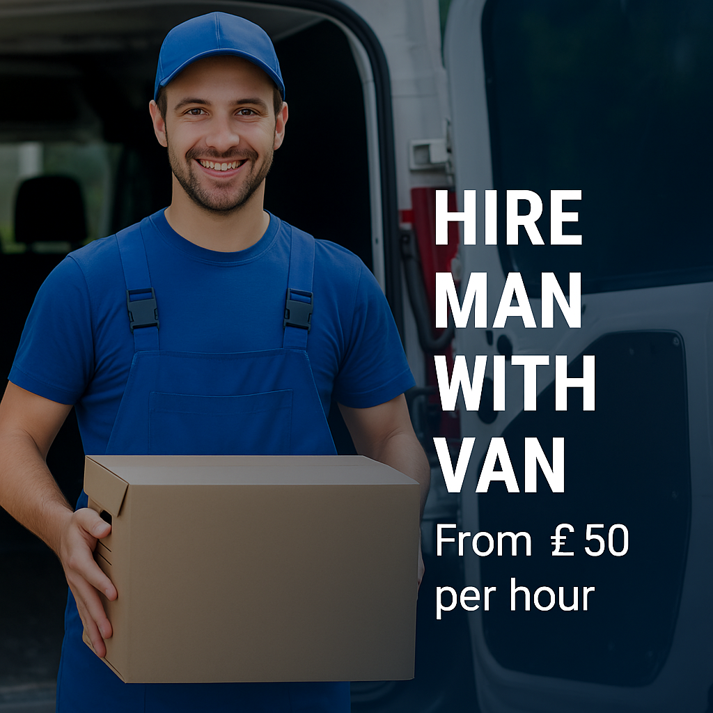 Hire a man with van from £50 per hour - SIVA Removals
